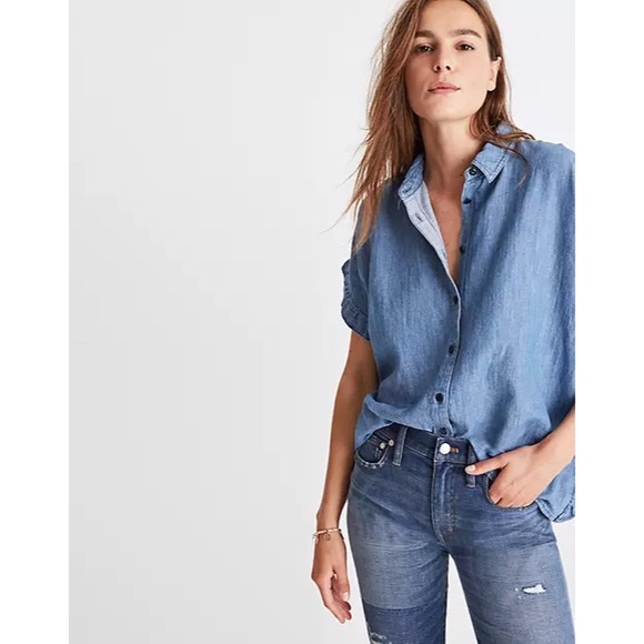 Madewell Ruffle Shirt - Picture 9 of 9
